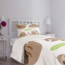 Kids Composition Animal Bedspread Set