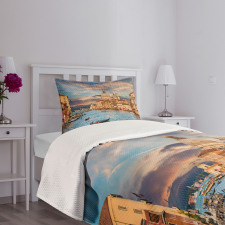 Canal Grande Italy Image Bedspread Set