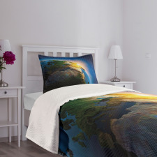 Morning Sunrise Space Bedspread Set