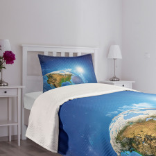 United States in Space Bedspread Set