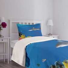 Tropic Underwater World Bedspread Set