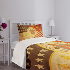 Old Rusty Look Bedspread Set