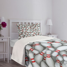 Vivid Pins Pile Bedspread Set