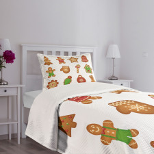 Various Cookies Bedspread Set