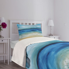 Tropical Sandy Beach Bedspread Set