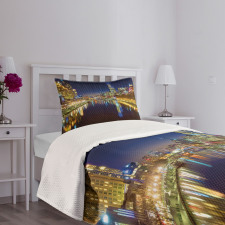 Night in Melbourne River Bedspread Set