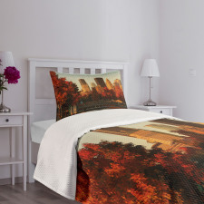 Old Port Montreal Morning Bedspread Set