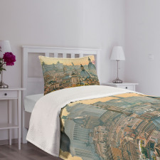 Rome Historical Landmark Bedspread Set