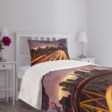 Brooklyn Bridge Traffic Bedspread Set