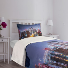 Night Dubai Tourist Travel Bedspread Set