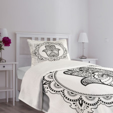 Mehndi Mandala Oriental Bedspread Set