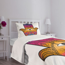 Mystical Colorful Lotus Bedspread Set