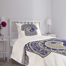 Japanese Ying Yang Bedspread Set