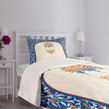 Art Style Oriental Bedspread Set