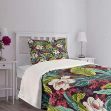 Exotic Nature Image Bedspread Set