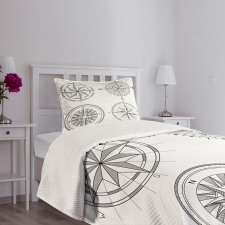 Seafaring Monochrome Bedspread Set