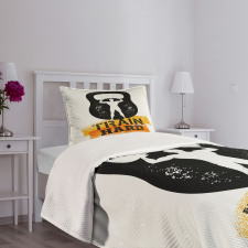 Aged Kettlebell Athlete Bedspread Set