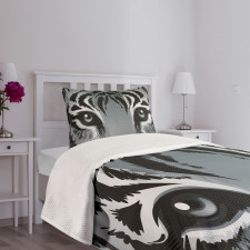 Tiger Sharp Eyes Wildlife Bedspread Set