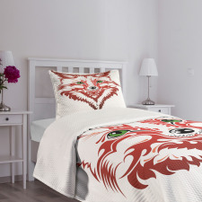 Patterned Animal Bedspread Set