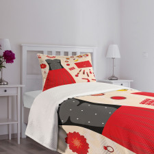 Evening Party Bedspread Set