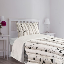 Seasonal Woodland Bedspread Set