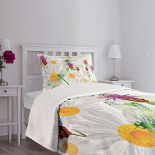 Daisy Field Spring Bedspread Set