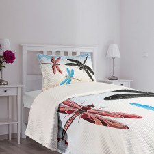 Exotic Animal Wing Bedspread Set