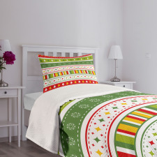 Traditional Borders Bedspread Set