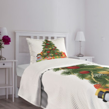 Christmas Tree Style Bedspread Set