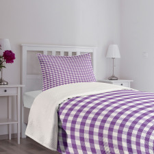 Gingham Vintage Style Bedspread Set