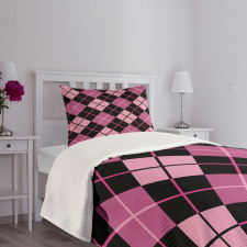 Geometric Feminine Bedspread Set