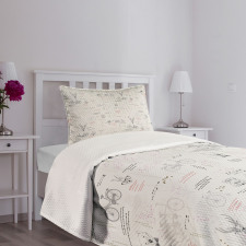 Minimalist Nature Pattern Bedspread Set