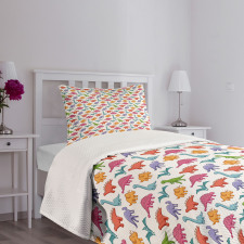 Colorful Kids Pattern Bedspread Set