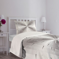 Squares and Lines Design Bedspread Set