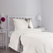 Wavy Stripes and Flowers Bedspread Set