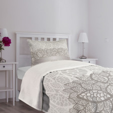 Lace Inspired Floral Bedspread Set