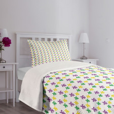 Carnival Lily Flower Bedspread Set