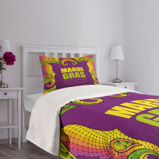 Lace Like Colorful Bedspread Set