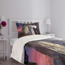 Finding Empty Tomb Motif Bedspread Set