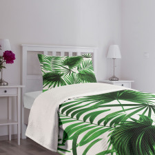 Vivid Leaves Growth Bedspread Set