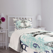 Pacific Coast Emblem Bedspread Set