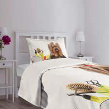 Hairstyle Puppy Bedspread Set