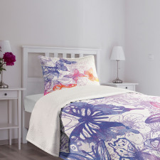 Fantasy Butterflies Bedspread Set