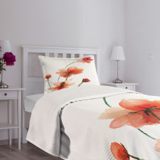 Colorful Wildflowers Bedspread Set