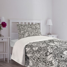 Floral Simple Nature Bedspread Set