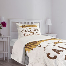 Call of the Mountains Bedspread Set