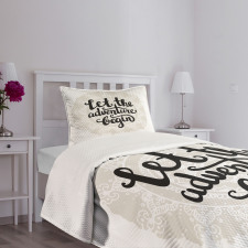 Mandala Motif Hipster Bedspread Set