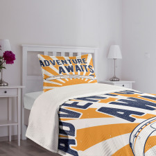 Airplane Sun Journey Bedspread Set