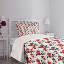 Watercolor Gothic Bedspread Set