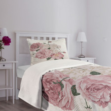 Old Roses Corsage Grunge Bedspread Set